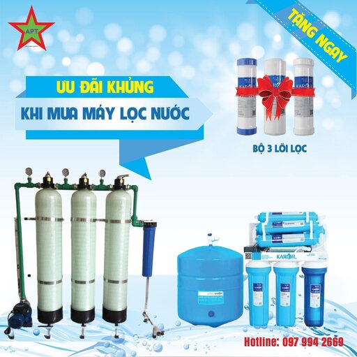 Ưu đãi khủng khi mua máy lọc nước